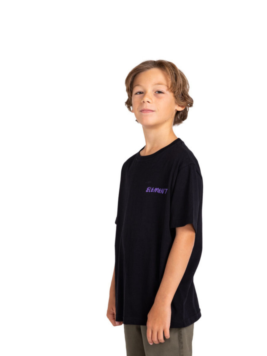 Element Skateboards Jurassic Kids T-Shirt - Flint Black