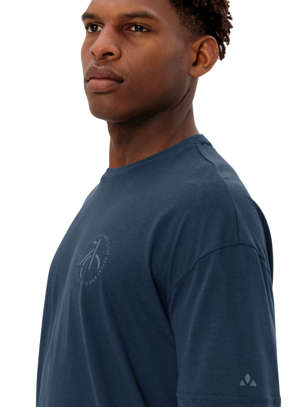 Camiseta Vaude Cyclist Casual - Dark Sea