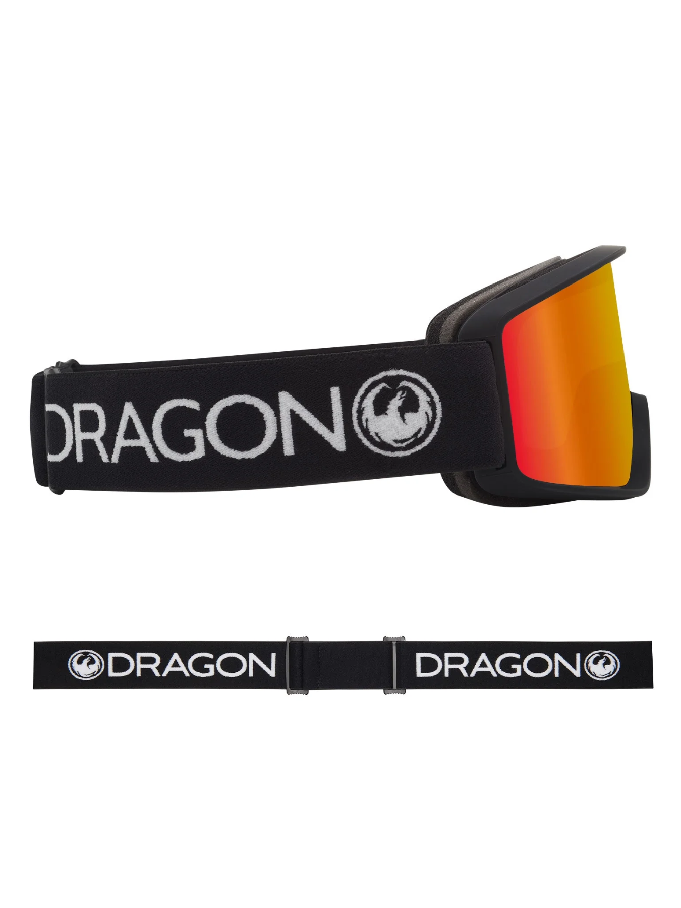 Óculos de neve Dragon DXT OTG - lente ionizada preta Lumalens vermelha | Collection_Zalando | Dragon | snowboard goggles | Snowboard Shop | surfdevils.com