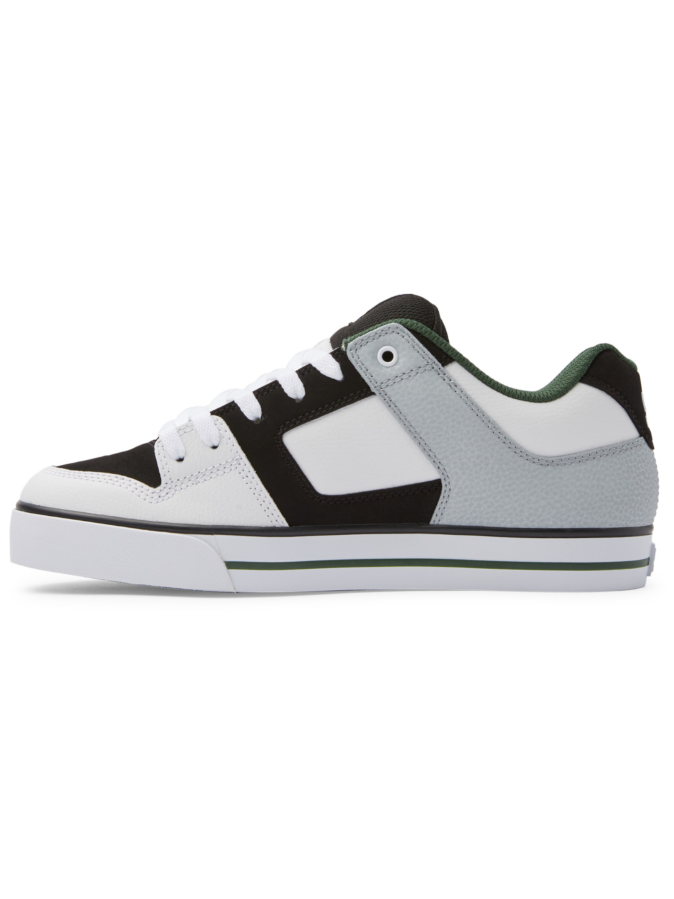 DC Shoes Tênis Pure - Branco/Preto/Verde