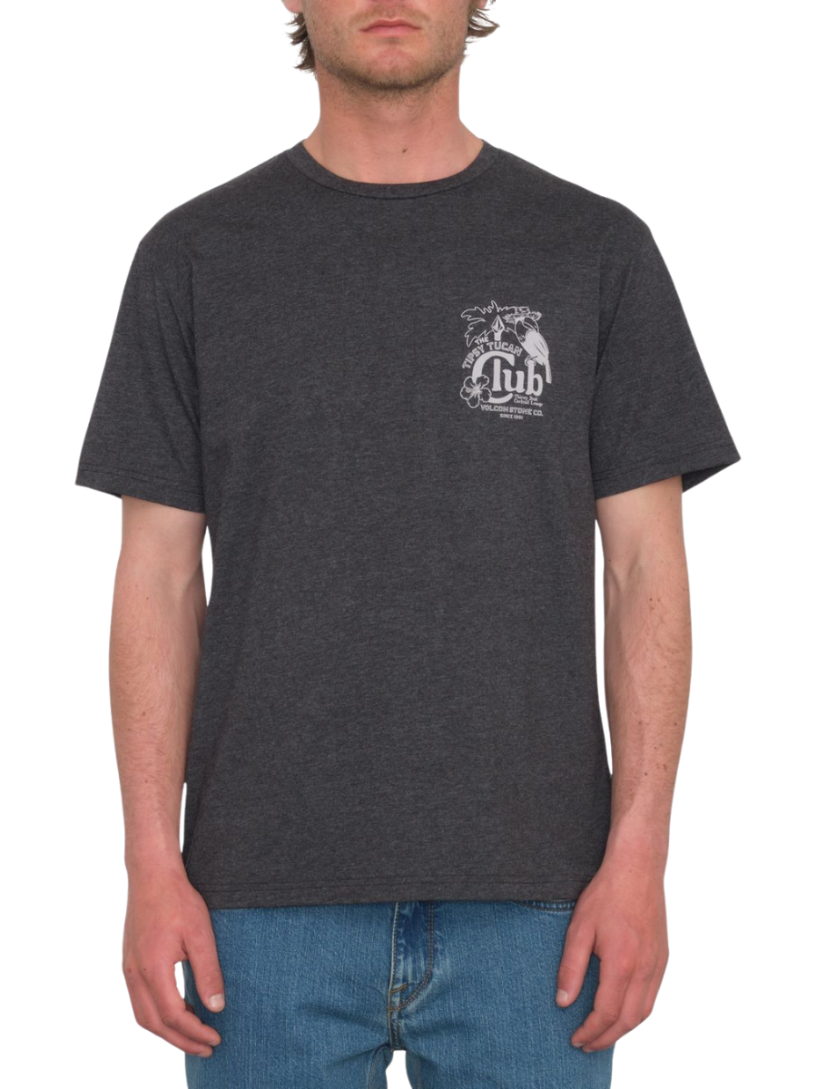 T-Shirt Volcom Tispy Tucan - Noir Chiné