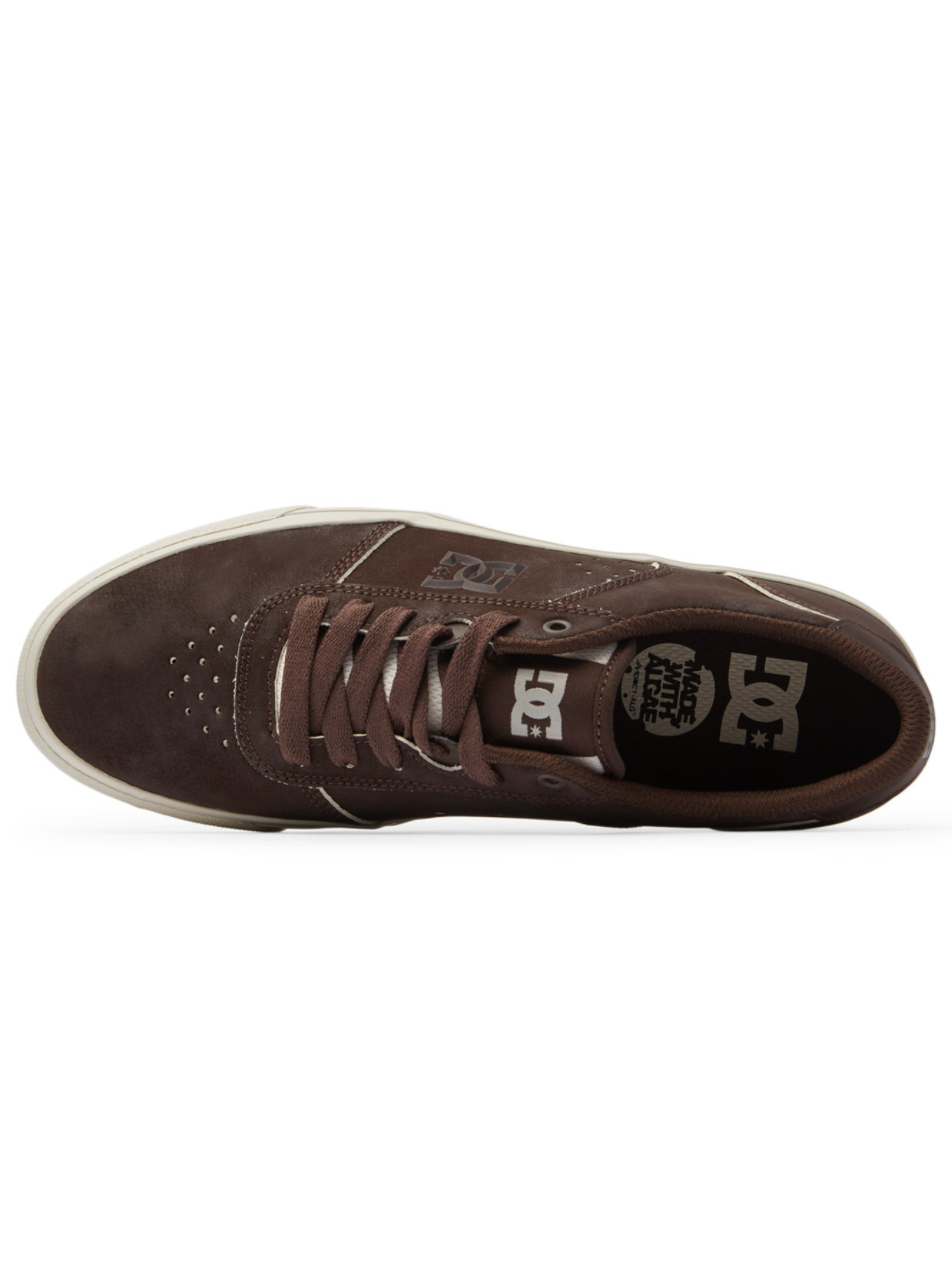 Dc Shoes Teknic Baskets en cuir - chocolat noir/marron