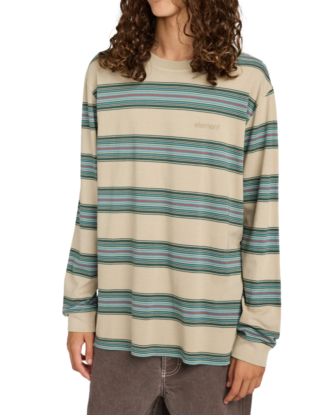Element Lowcase Pigment Longsleeve | Alumi / Dgreen / Britblue / Oat / Lava