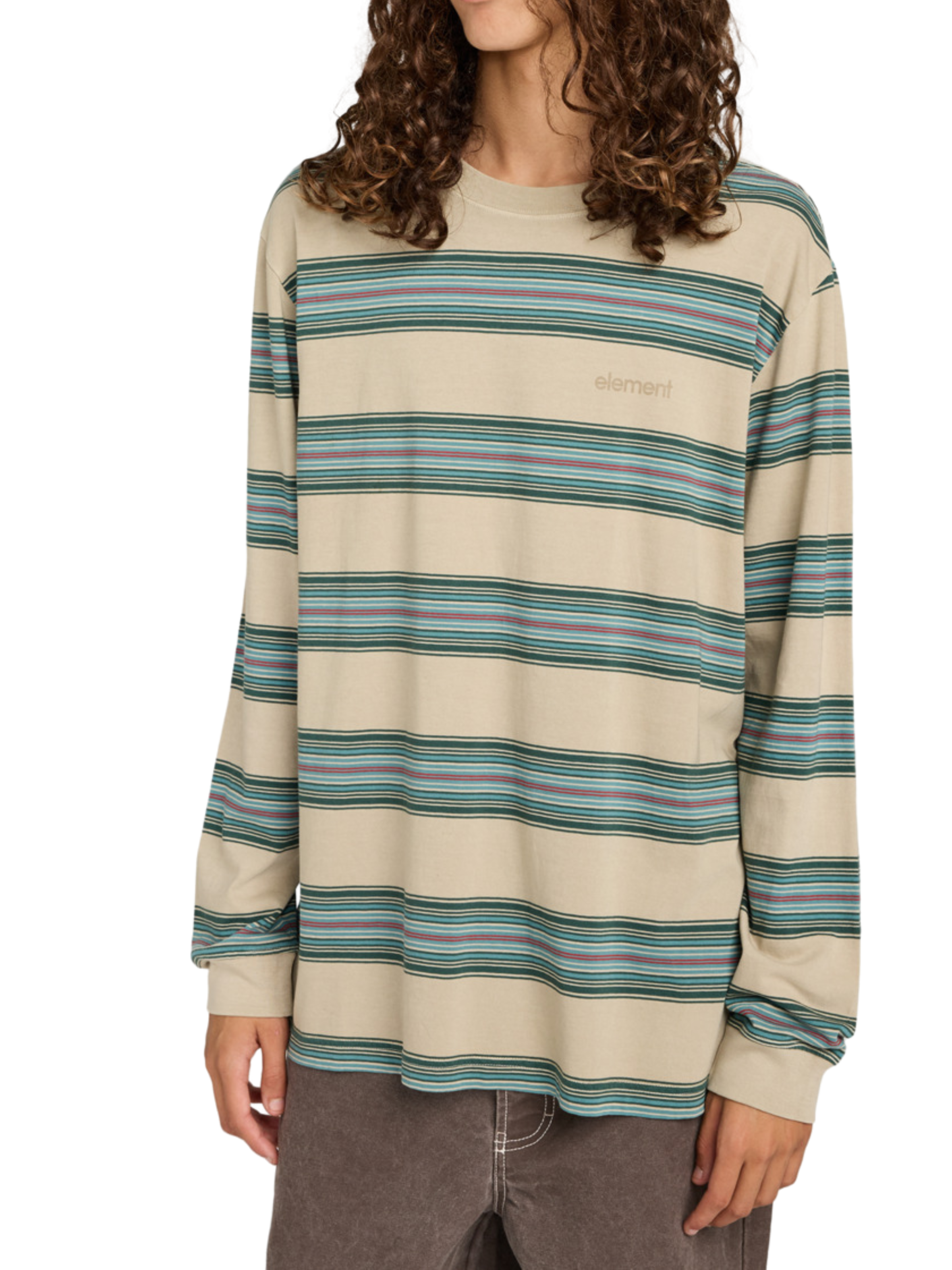 Element Lowcase Pigment Longsleeve | Alumi / Dgreen / Britblue / Oat / Lava