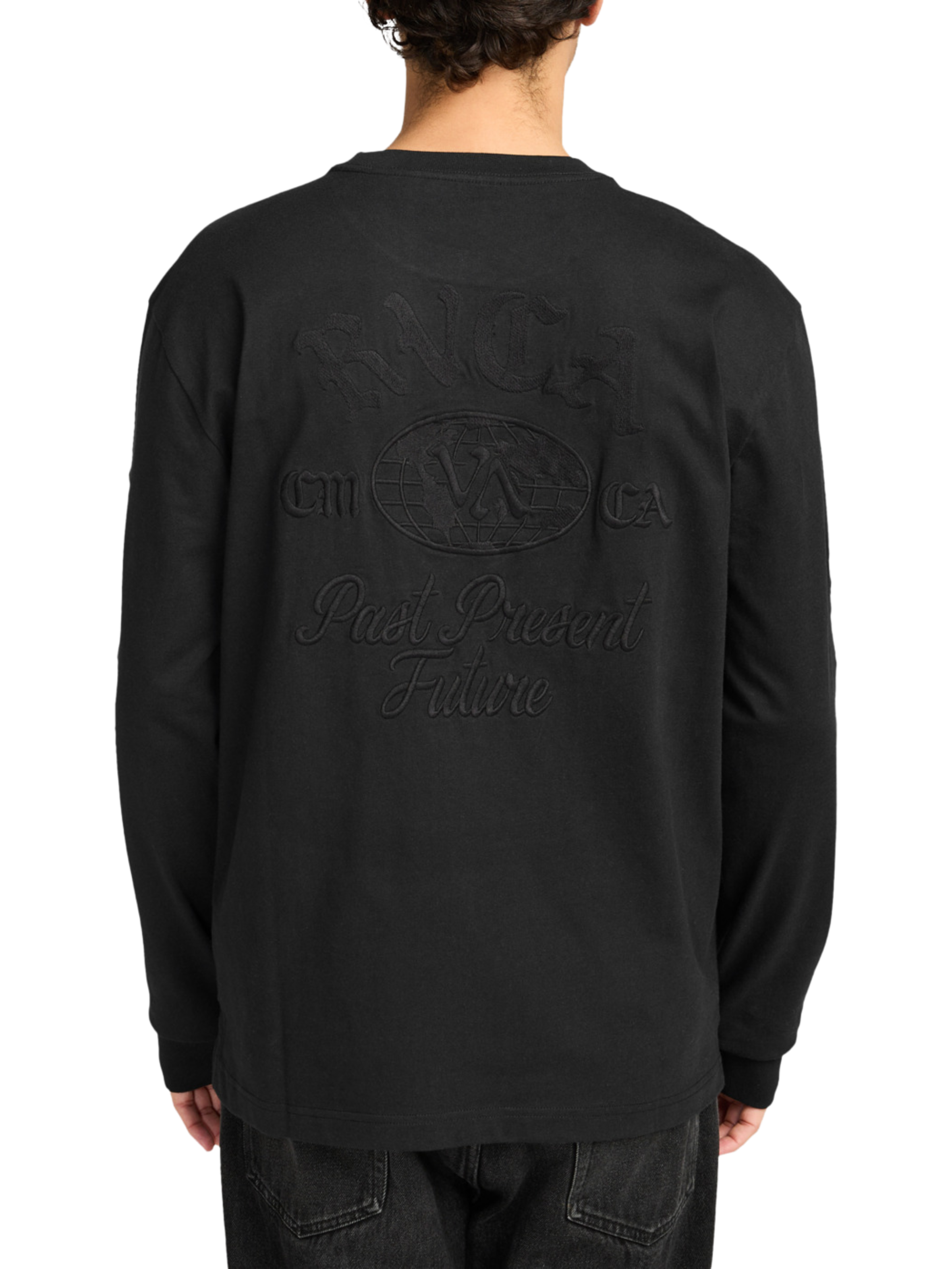 Camiseta de Manga Larga RVCA VA Worldwide | Black