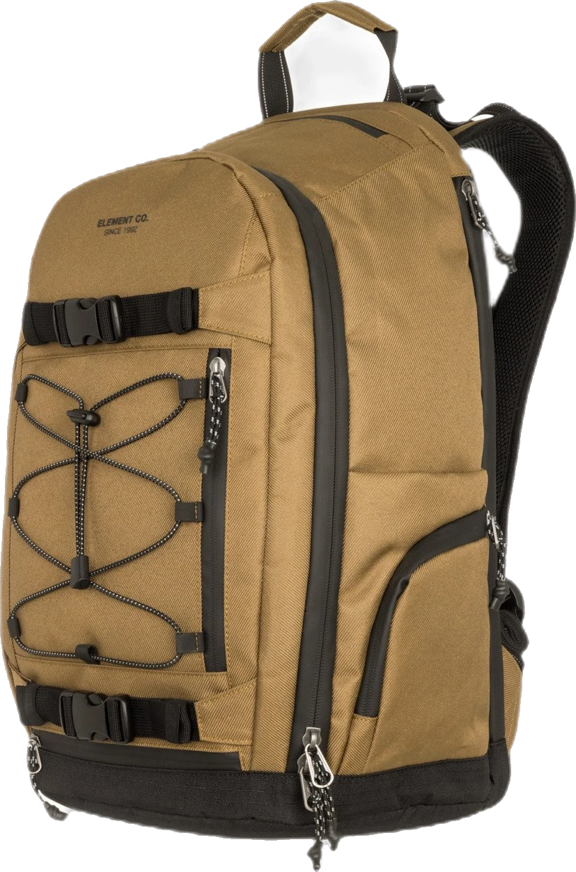 Element Scheme Skate Mochila híbrida grande para skate backpack detail 2 | Marrón