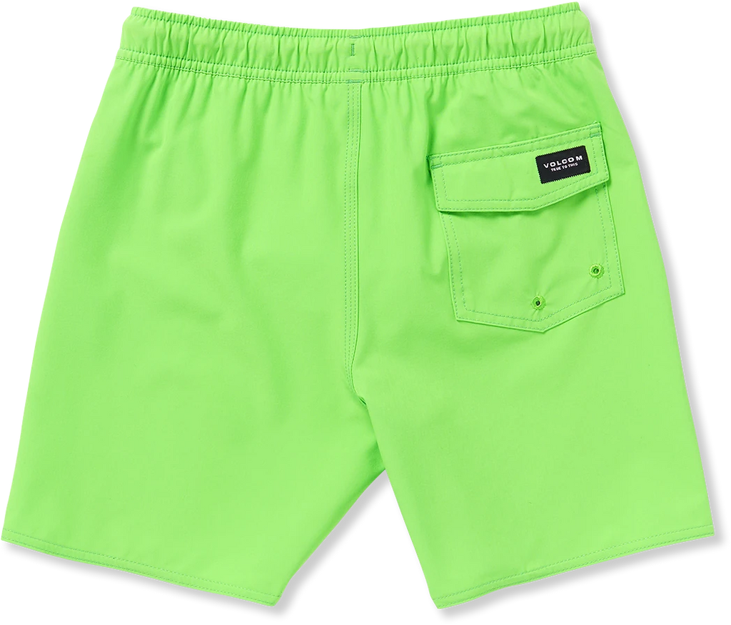 Volcom Lido Solid Trunk trunk niño detail 1 | Electric Green
