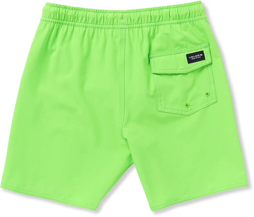 Volcom Lido Solid Trunk trunk niño detail 1 | Electric Green