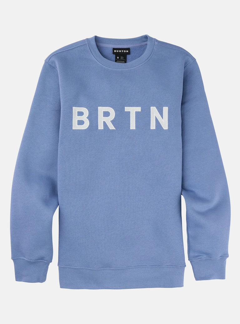 Burton BRTN Sweat à col rond Bleu ardoise | Nouveaux produits | Produits les plus récents | Produits les plus vendus | surfdevils.com