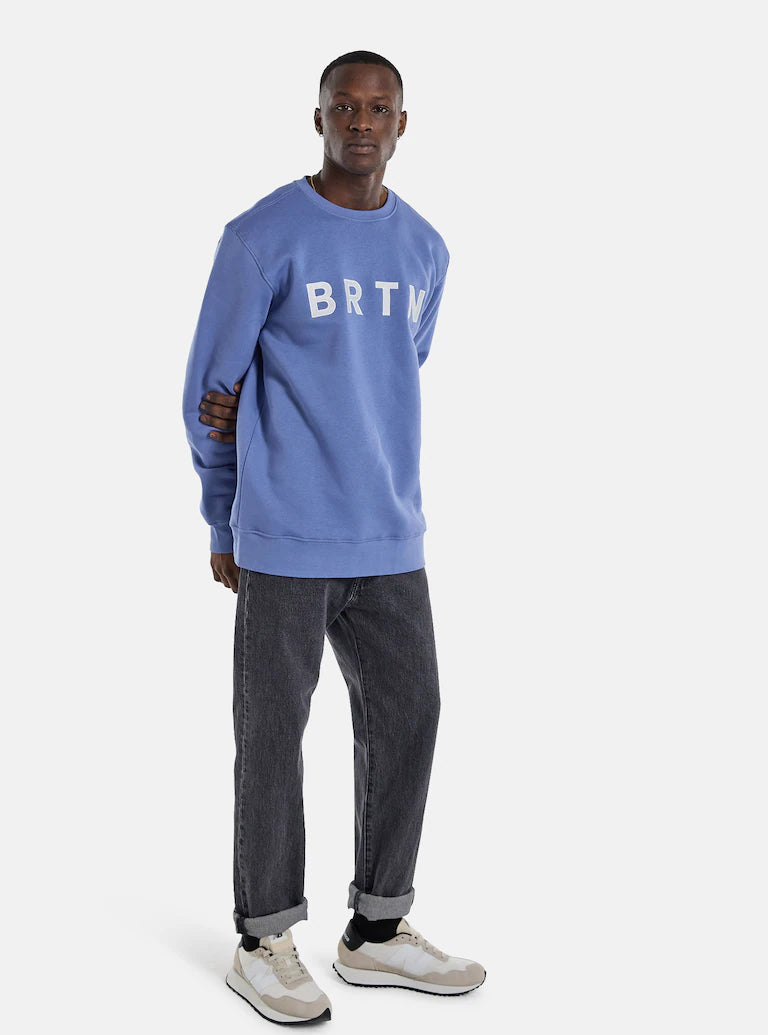 Burton BRTN Rundhals-Sweatshirt Schieferblau
