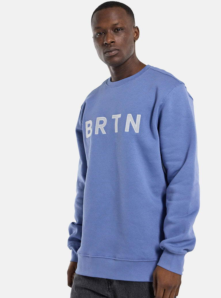 Burton BRTN Rundhals-Sweatshirt Schieferblau