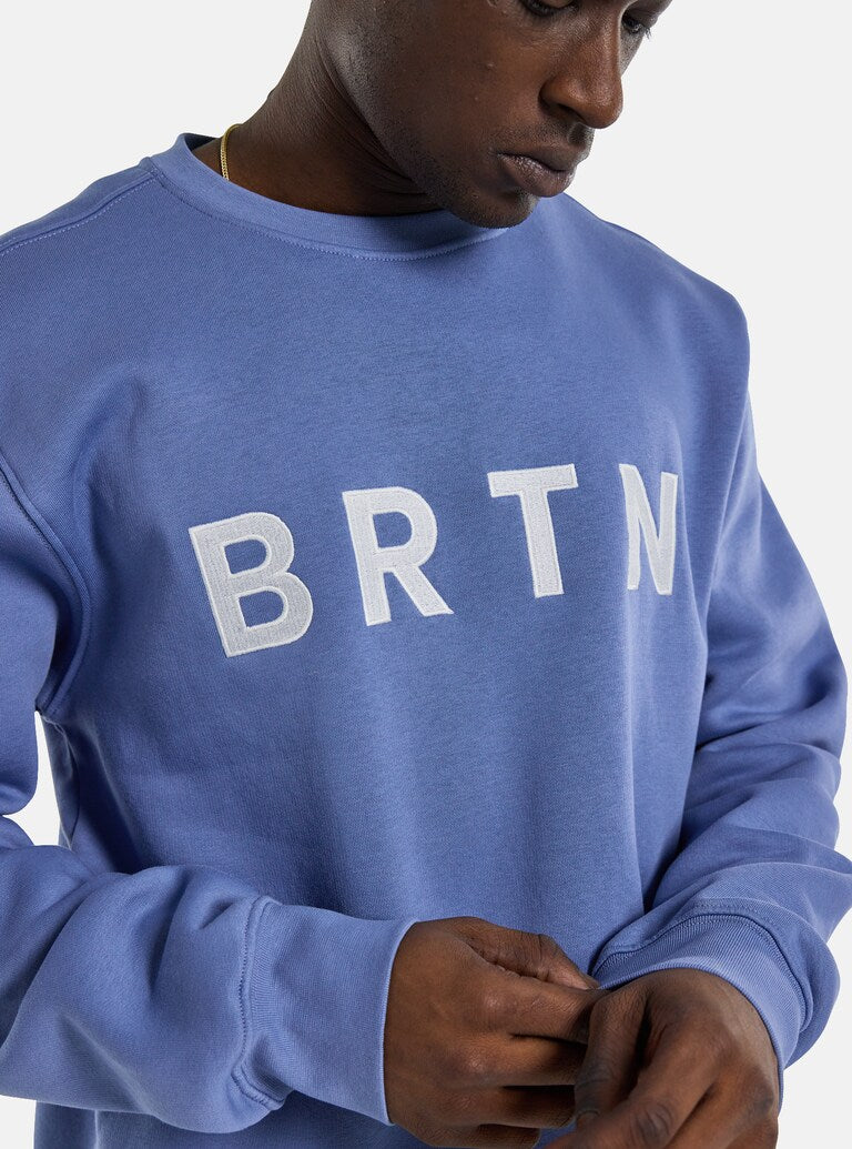 Burton BRTN Sweat à col rond Bleu ardoise | Nouveaux produits | Produits les plus récents | Produits les plus vendus | surfdevils.com