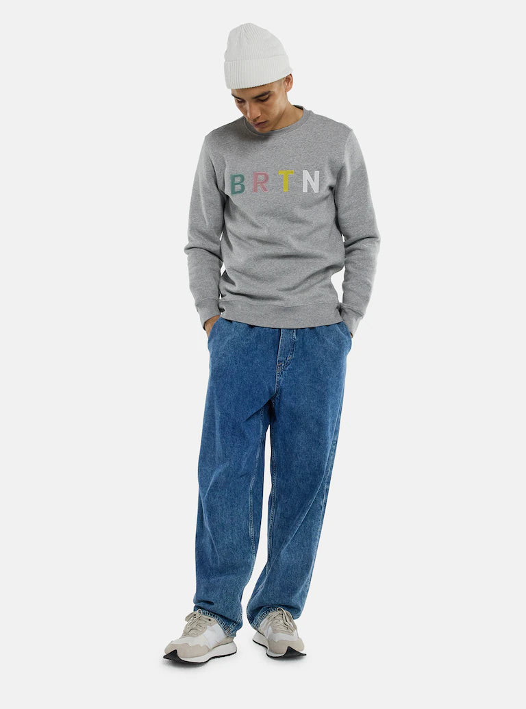 Sudadera Burton BRTN Crewneck Sweatshirt Gray Heather Multi