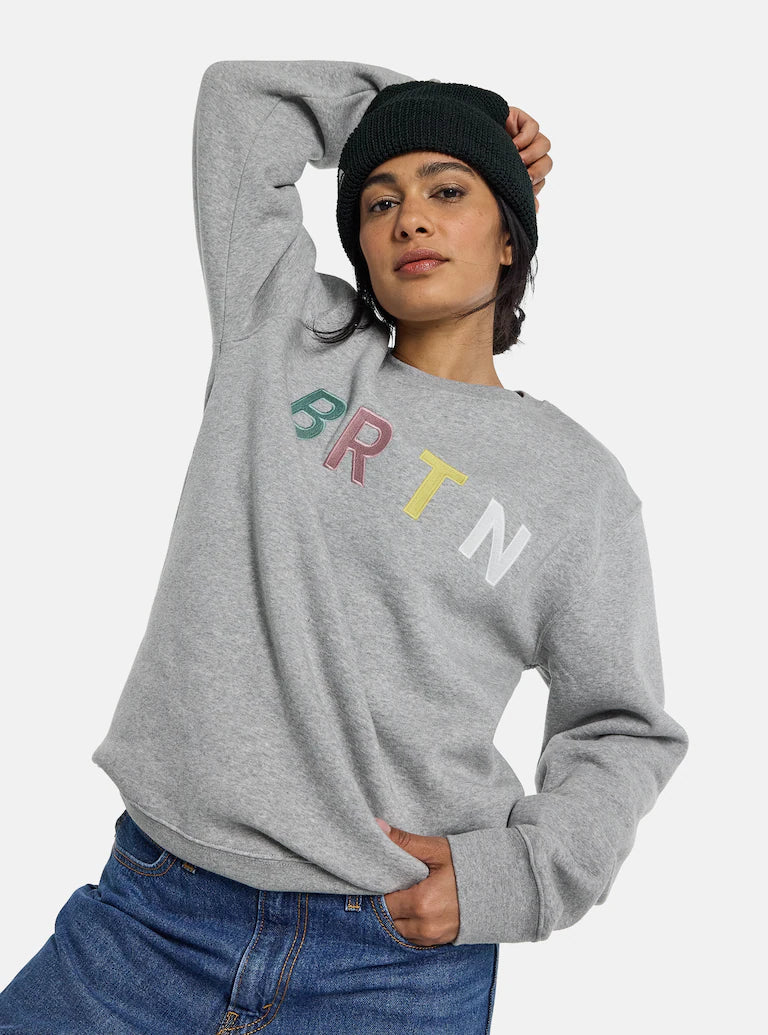 Sudadera Burton BRTN Crewneck Sweatshirt Gray Heather Multi