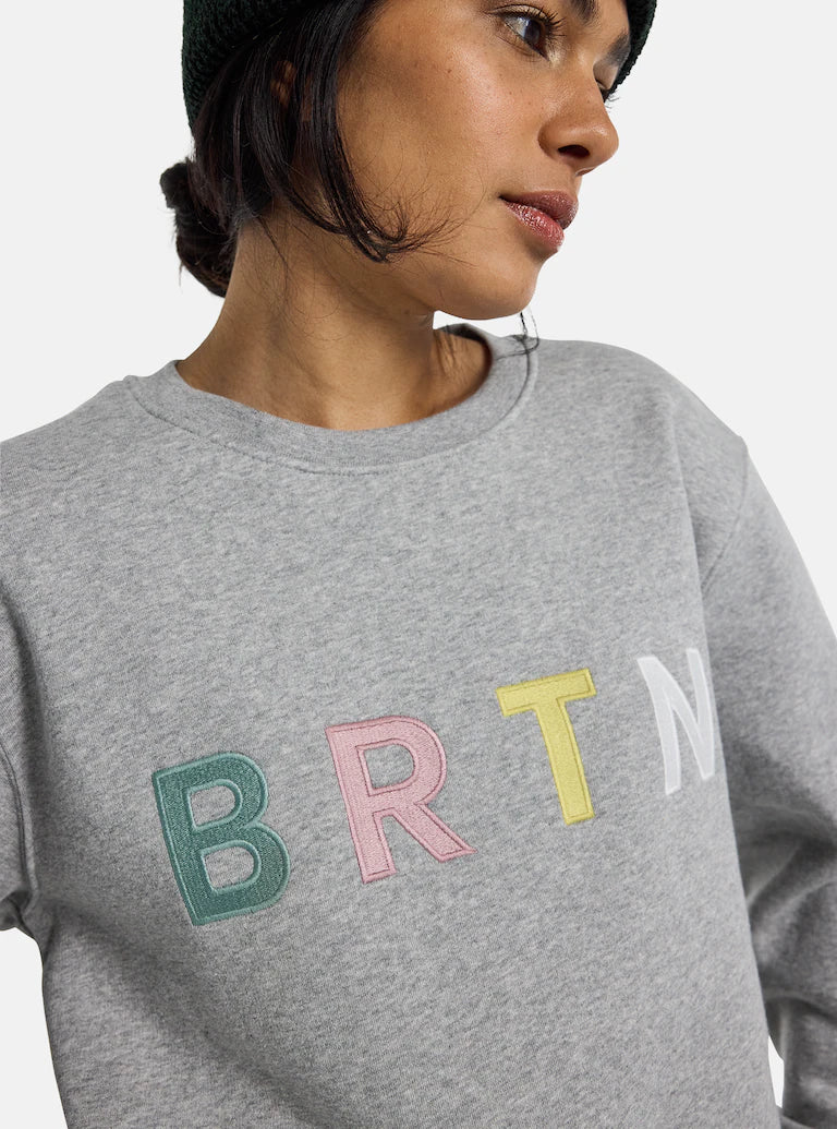 Sudadera Burton BRTN Crewneck Sweatshirt Gray Heather Multi