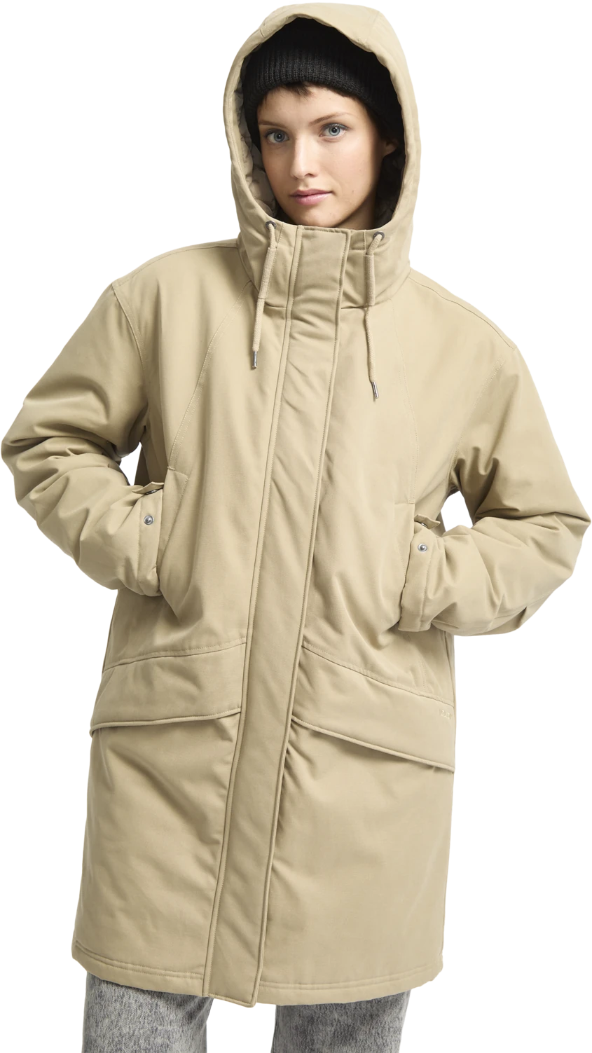 Volcom SOMESTONE 10K PARKA chaquetas y abrigos mujer detail 7 | Khaki