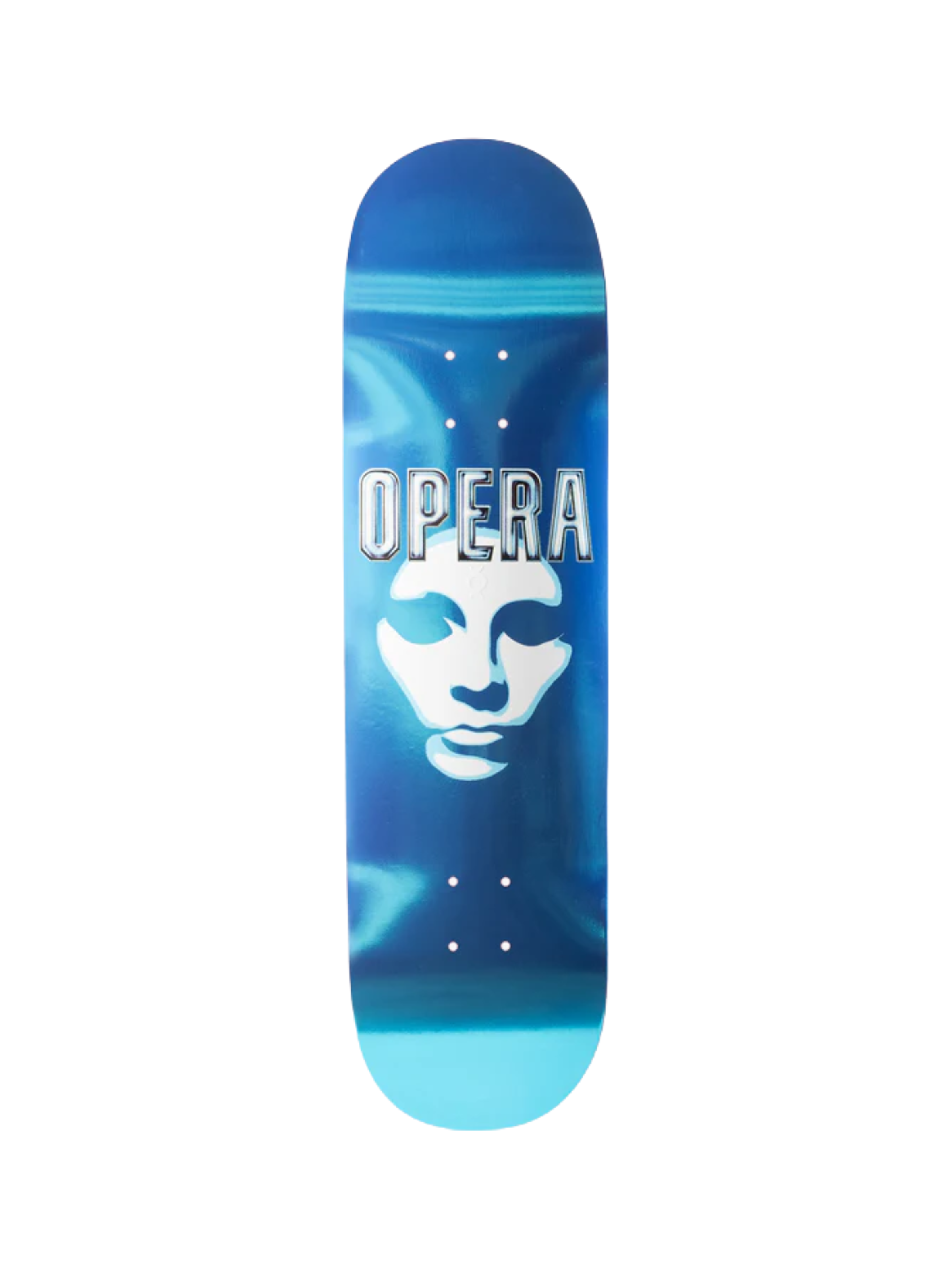 Skateboard-Deck Opera Mask Logo Ex7 - Blue | 8.25"