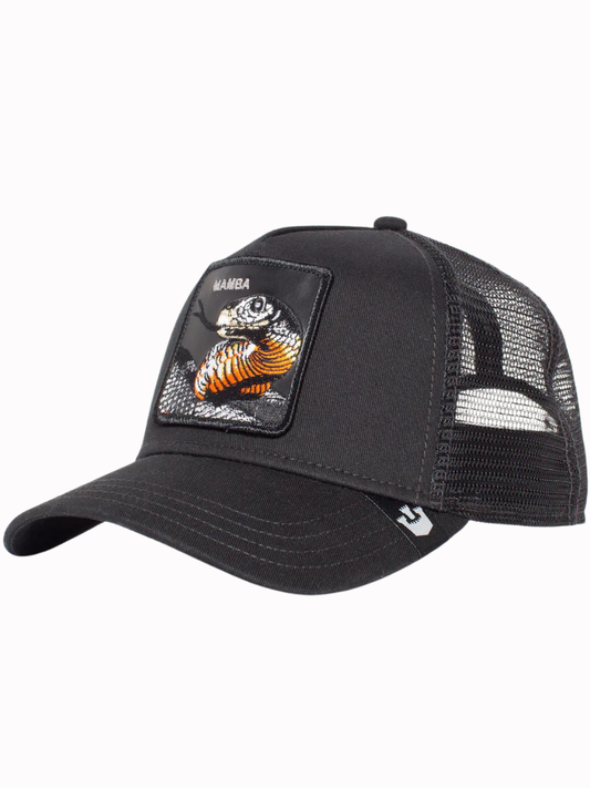 Goorin Bros The Suede Mamba (Snake) Trucker Cap – Schwarz