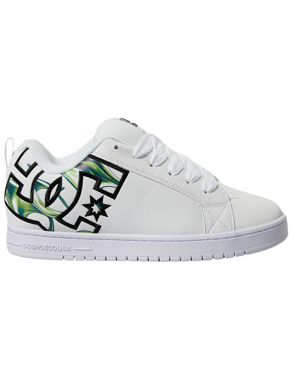 DC Court Graffik | Liquid Fuego White