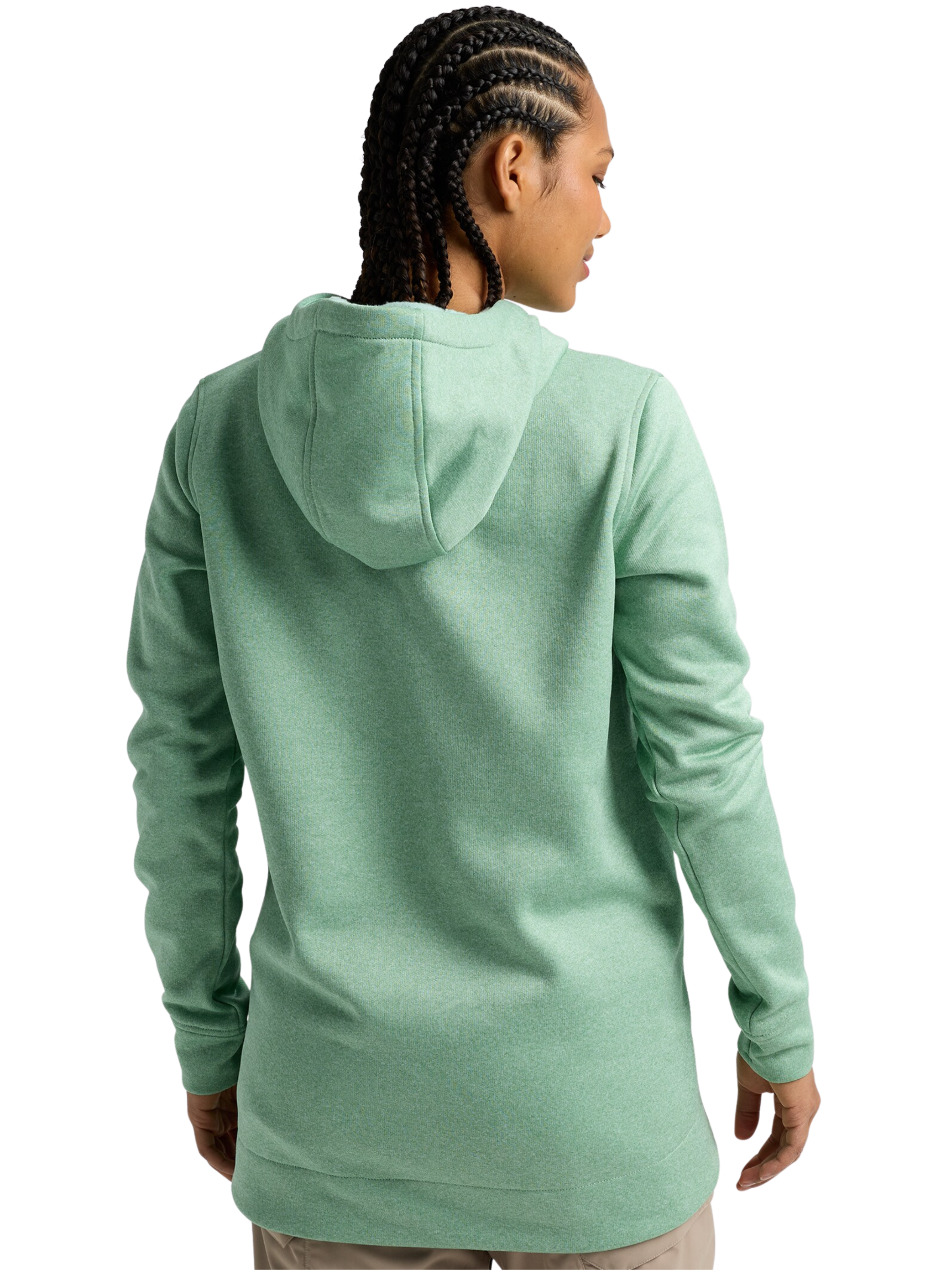 Sudadera larga Burton Oak Long Pullover Hoodie para mujer | Soft Sage Heather
