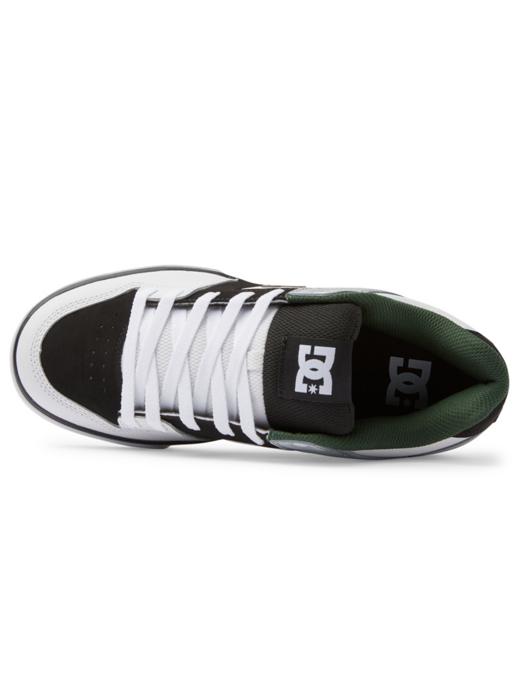 DC Shoes Pure Sneakers - White/Black/Green