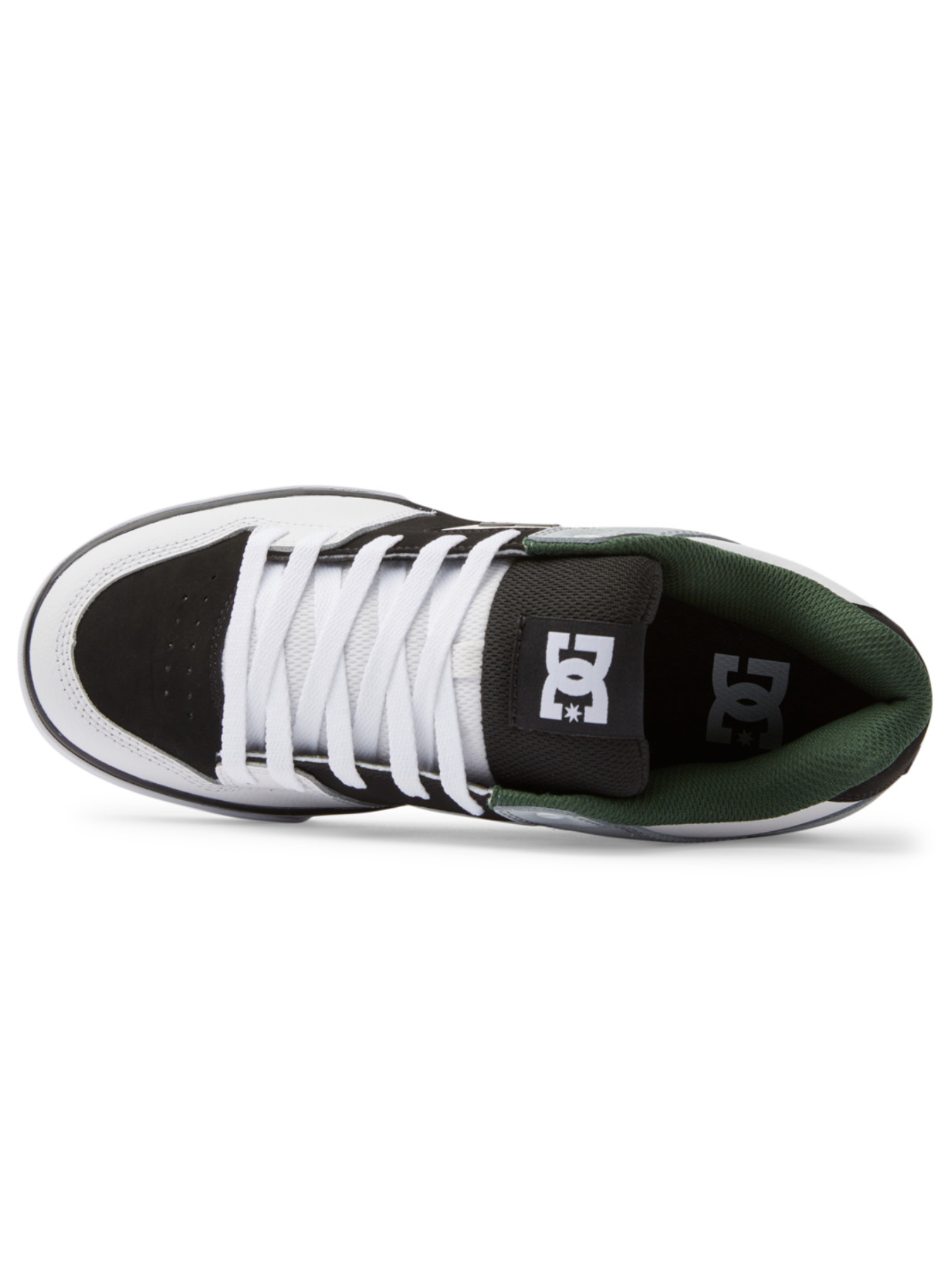 DC Shoes Tênis Pure - Branco/Preto/Verde