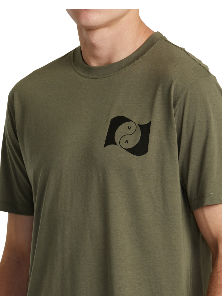 RVCA Balance Banner T-Shirt - Olive | Nouveaux produits | Produits les plus récents | Produits les plus vendus | surfdevils.com