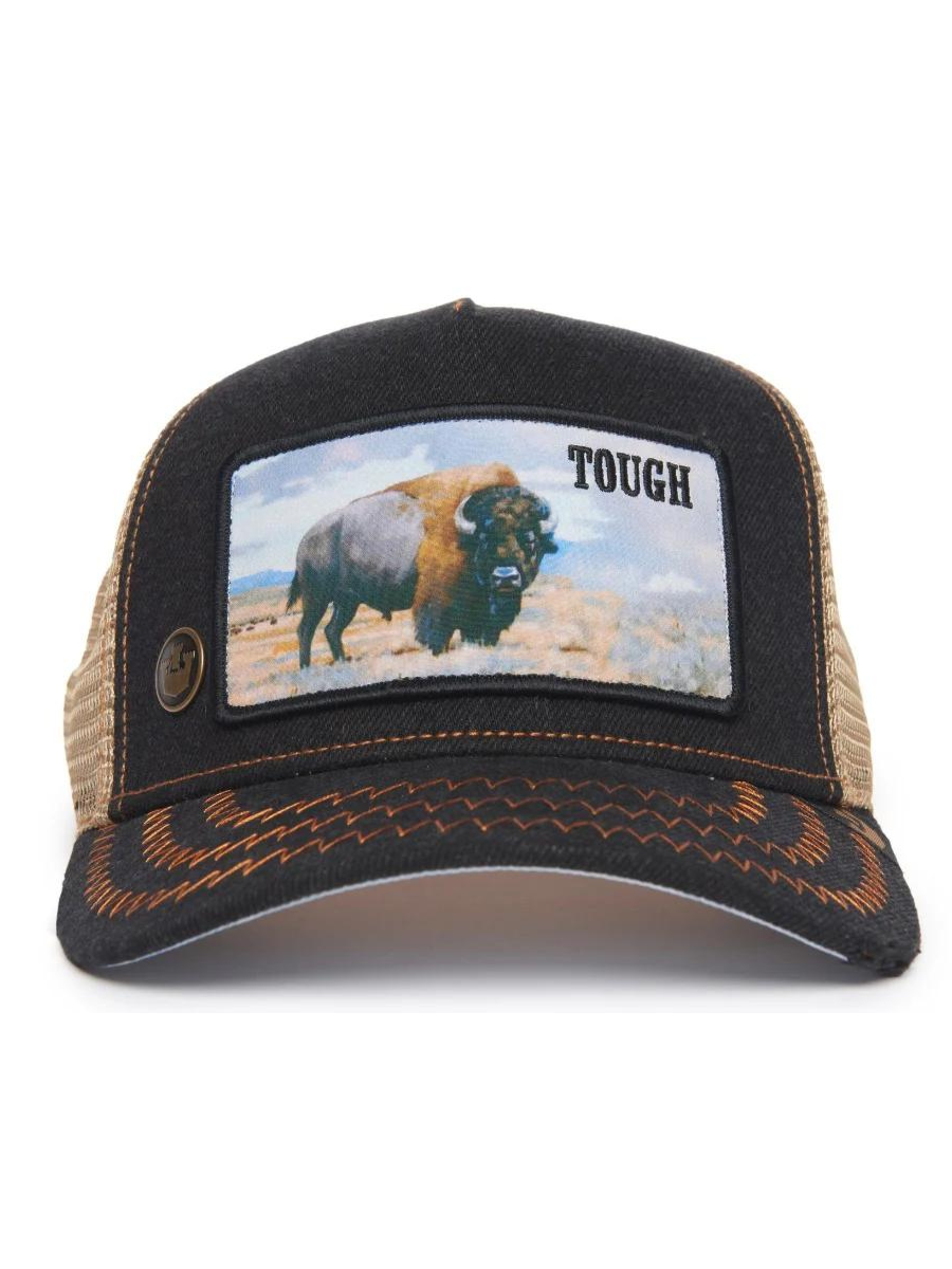 Goorin Bros Tough Cap (Búfalo) - Preto / Bege | Coleção_Zalando | Cápsulas | Novos Produtos | Produtos mais recentes | Produtos mais vendidos | surfdevils.com