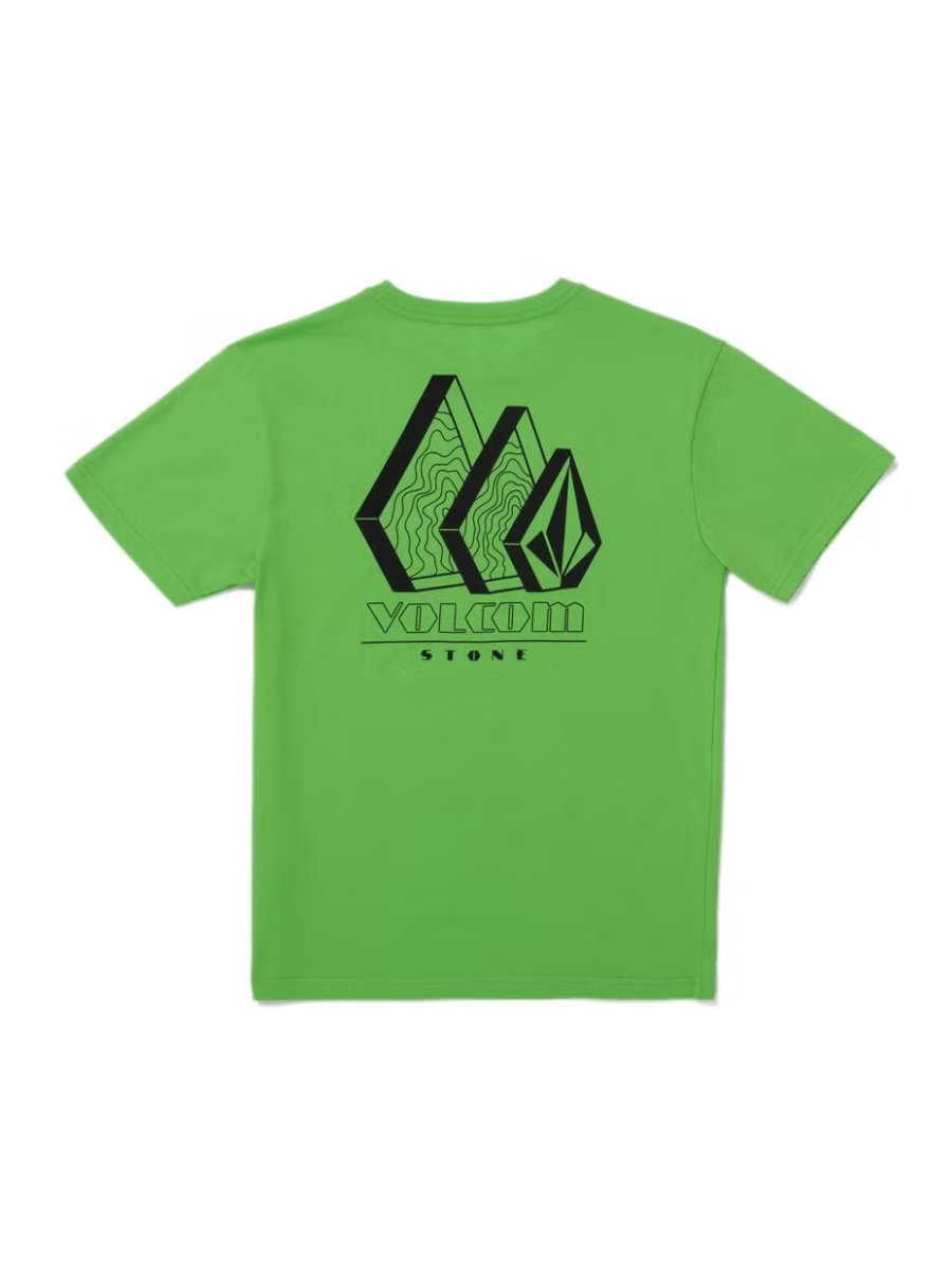 Volcom Repeater Kinder T-Shirt - Electric Green