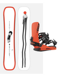 Snowboard-Paket: Burton Good Company 152 + Bindungen Union STR Hunter Orange (41-43)