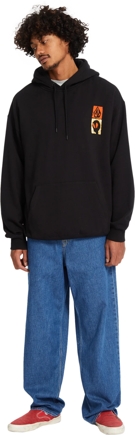 Volcom GONYVADERS PO sudadera con capucha hombre detail 4 | Black