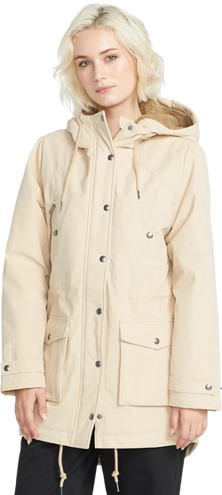 Volcom WALK ON BY 5K PARKA chaquetas y abrigos mujer | Khaki