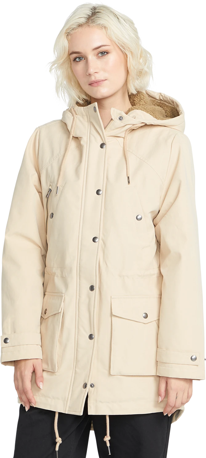 Volcom WALK ON BY 5K PARKA chaquetas y abrigos mujer | Khaki