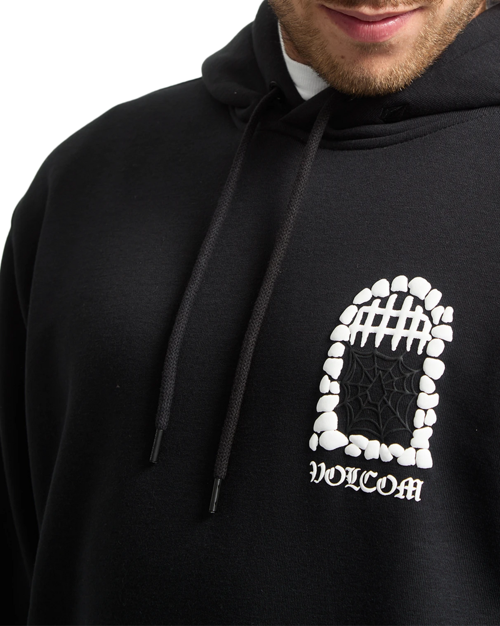 Volcom Noder sudadera con capucha hombre detail 2 | Black
