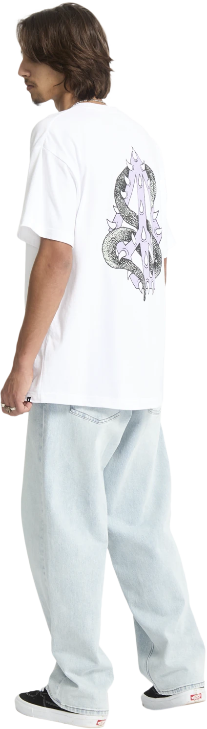 Volcom Snake Peace camiseta manga corta hombre detail 3 | White