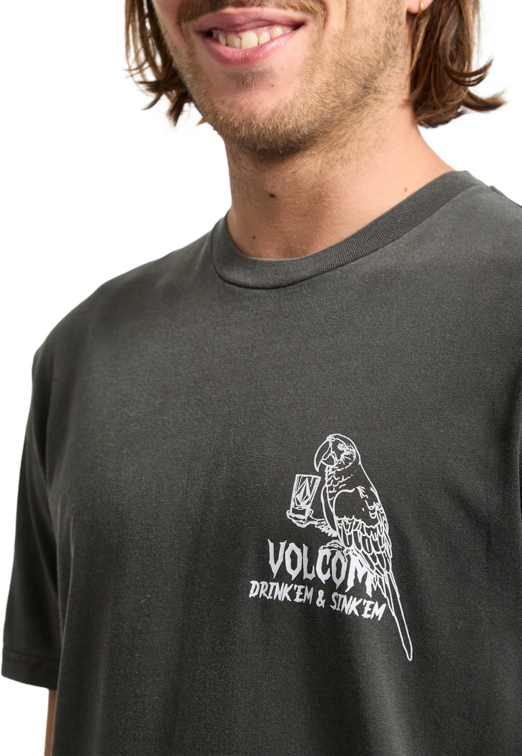 Volcom Liquor Locker camiseta manga corta hombre detail 2 | Black