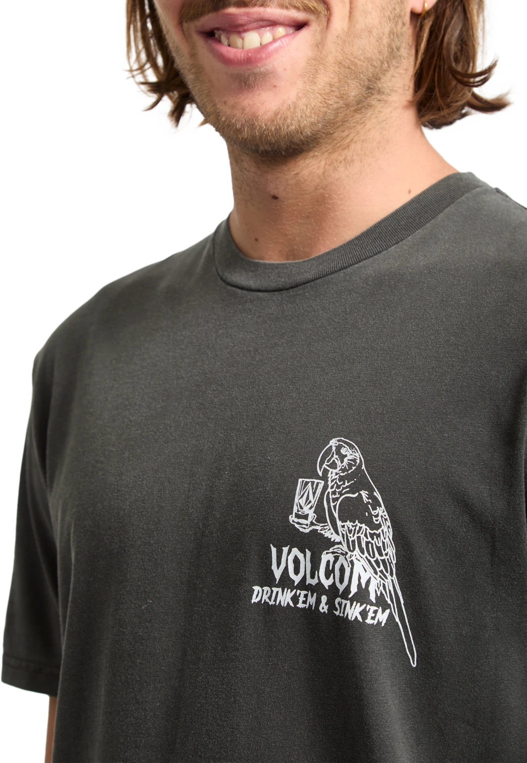 Volcom Liquor Locker camiseta manga corta hombre detail 2 | Black
