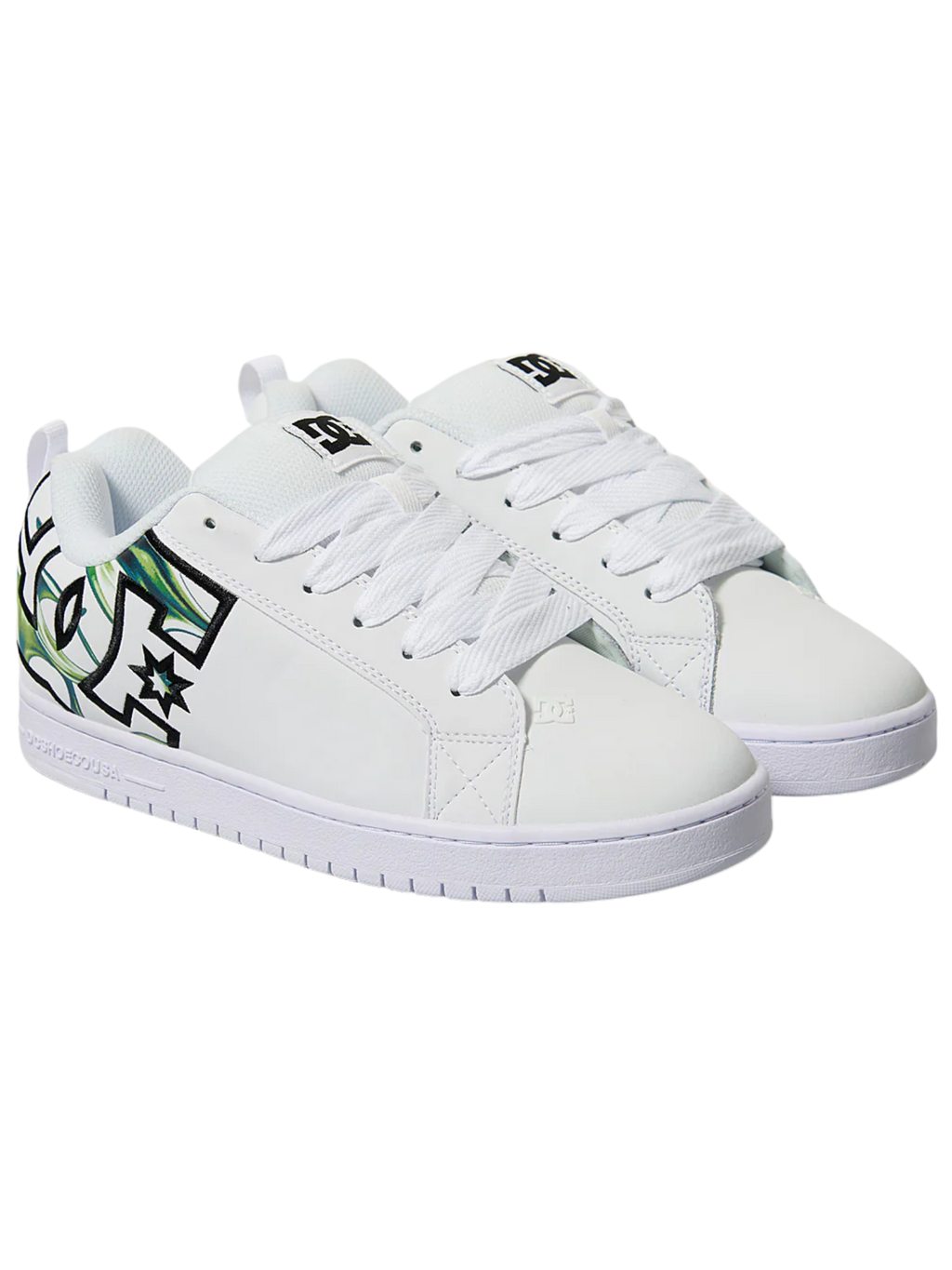 DC Court Graffik | Liquid Fuego White