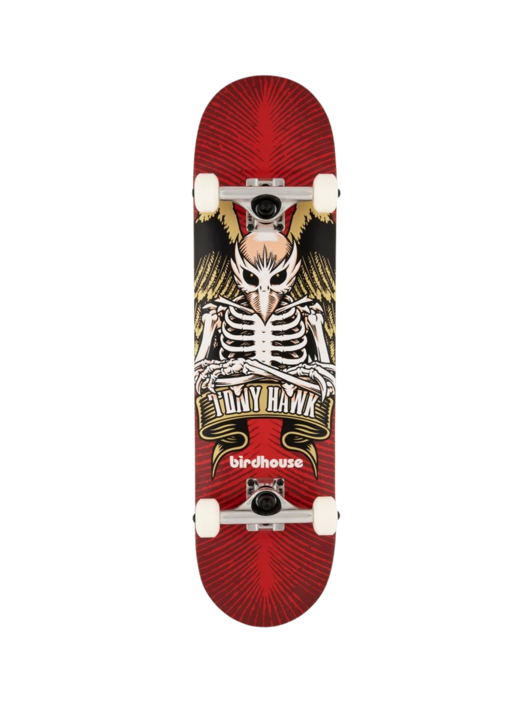 Birdhouse Stage 1 TH Icon Red Complete Skateboard 8.0"