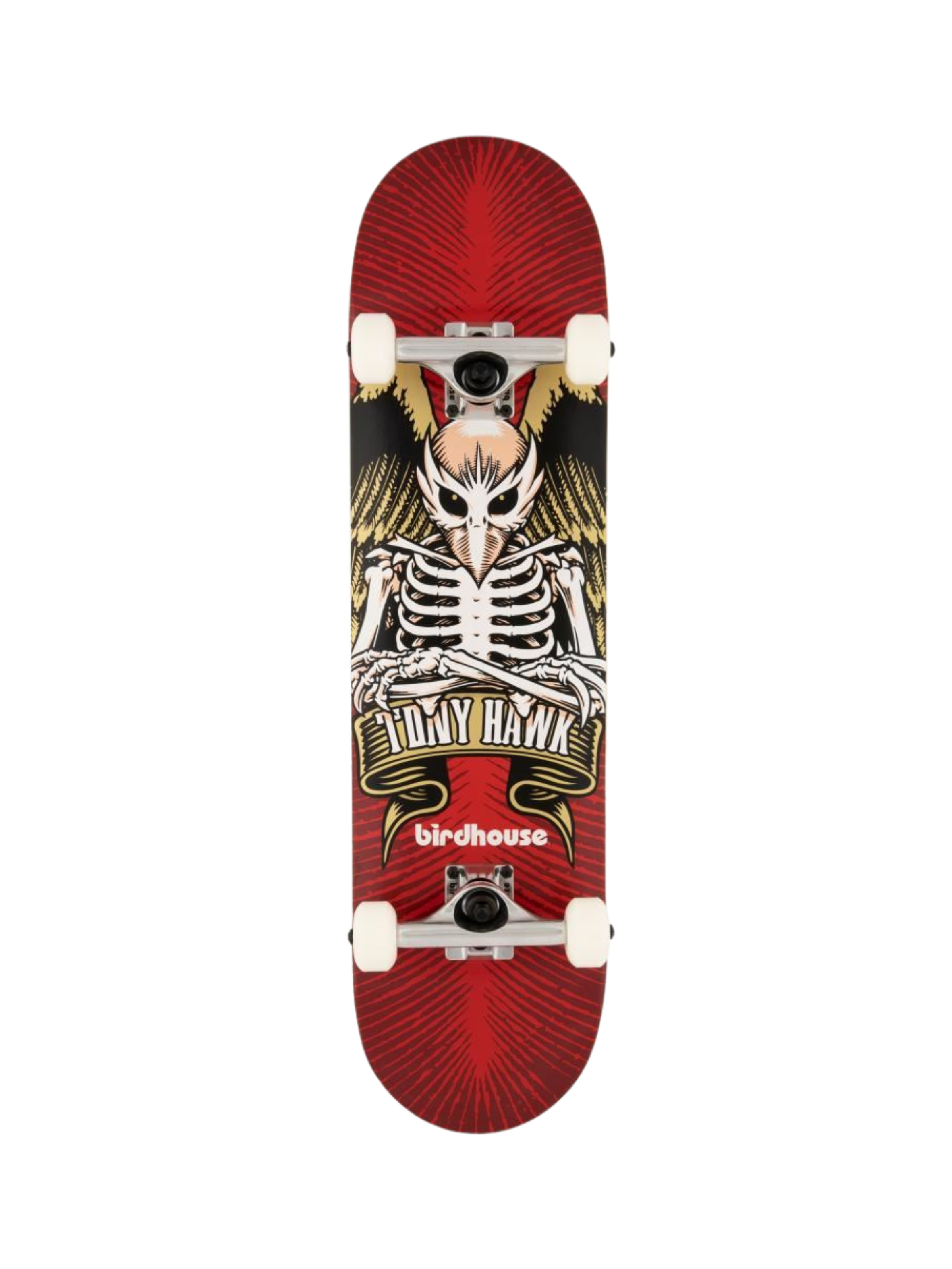 Birdhouse Stage 1 TH Icon Red Complete Skateboard 8.0"