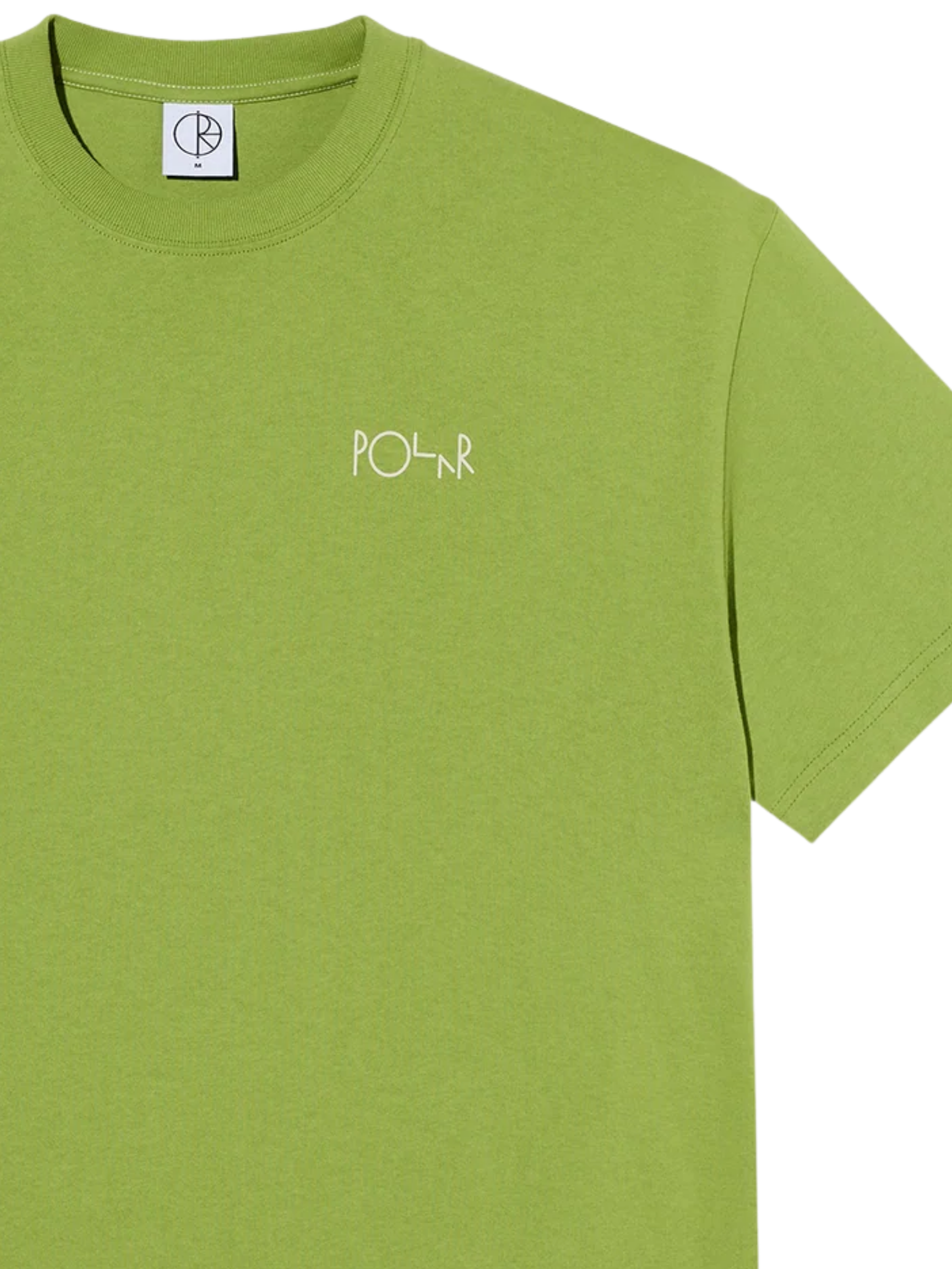 T-Shirt Polar Skate Co. Contrast Tee | Stroke Logo Peridot