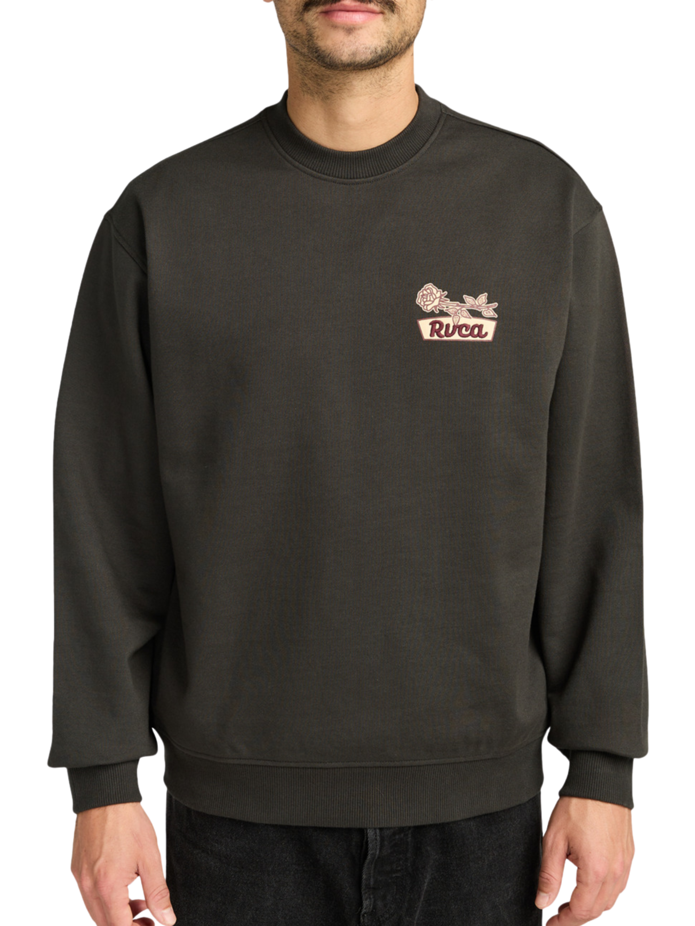 Sudadera RVCA Rose Sign | Pirate Black