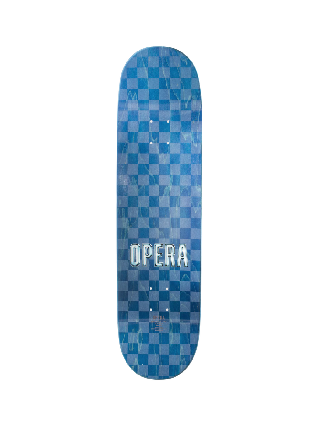 Skateboard-Deck Opera Mask Logo Ex7 - Blue | 8.25"