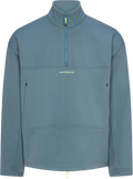 Whitespace QUARTER ZIP SOFTSHELL sudadera hombre | Goblin Blue