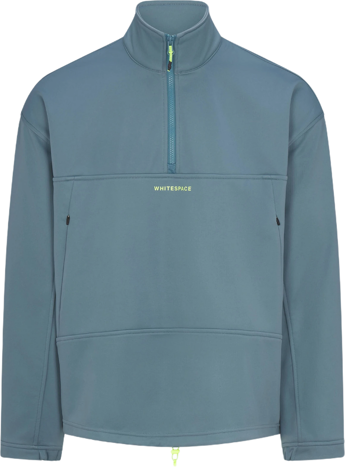 Whitespace QUARTER ZIP SOFTSHELL sudadera hombre | Goblin Blue