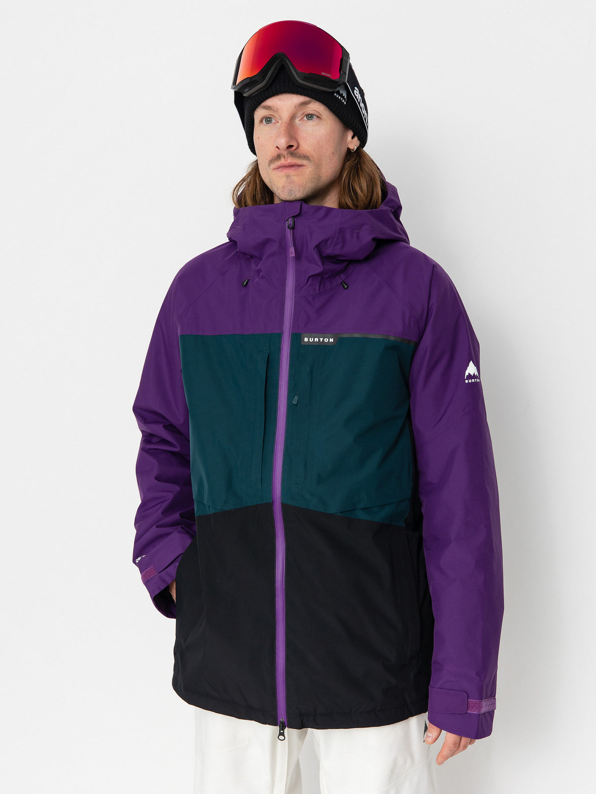 Burton Burton Pillowline GORE-TEX 2L Jacket chaquetas y abrigos detail 1 | Imperial Purple/Deep Emerald/True Black