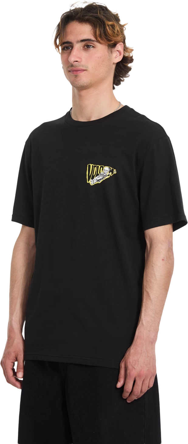 Volcom ALIX COFFIN BSC SST camiseta manga corta hombre detail 2 | Black