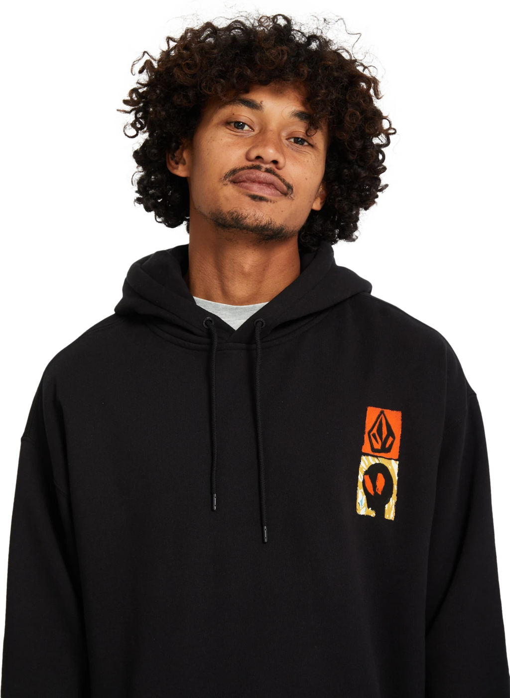 Volcom GONYVADERS PO sudadera con capucha hombre detail 5 | Black