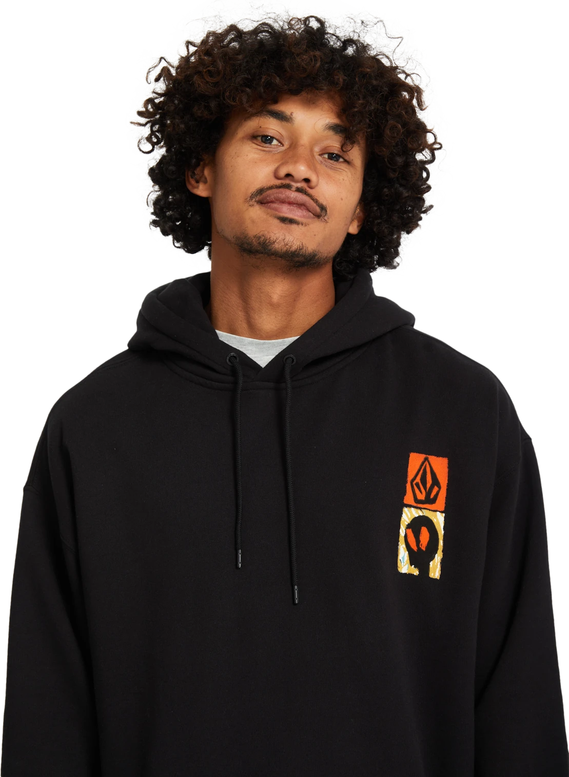 Volcom GONYVADERS PO sudadera con capucha hombre detail 5 | Black