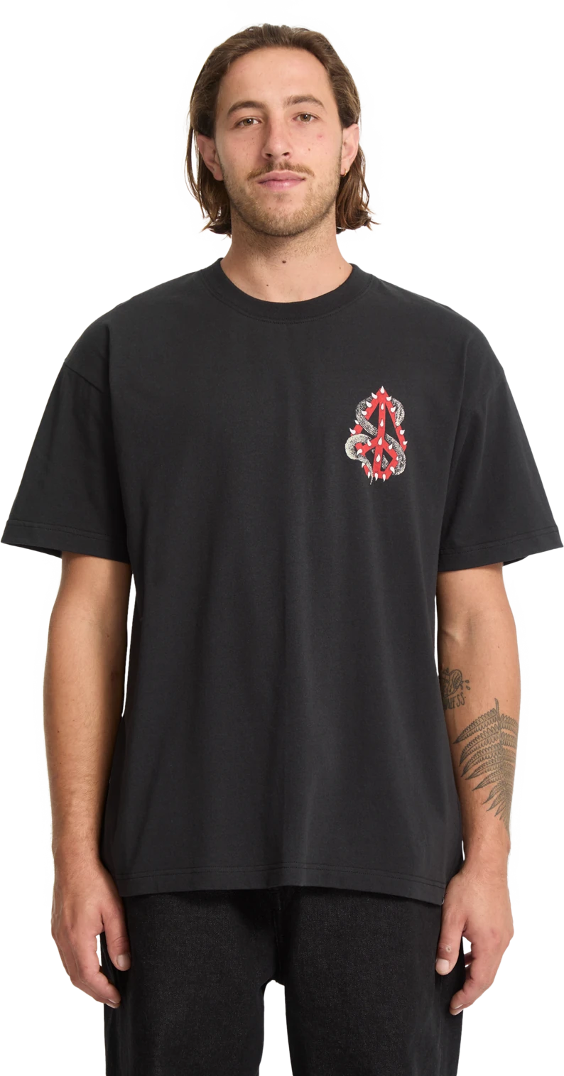 Volcom Snake Peace camiseta manga corta hombre | Black